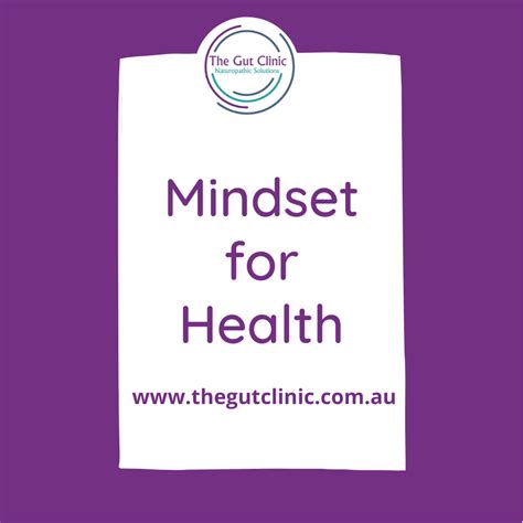 Mindset For Health — The Gut Clinic Sara Knight Naturopath Newcastle