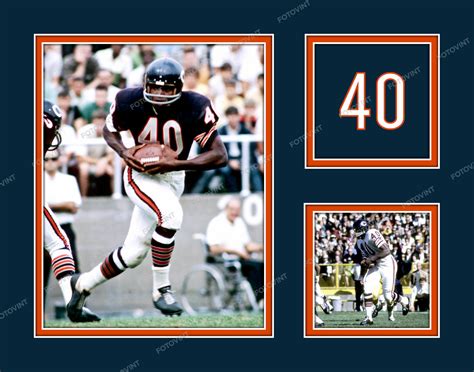 Gale Sayers Photo Collage Print Chicago Bears Football Picture 8x10