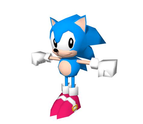 Custom Edited Sonic The Hedgehog Customs Sonic Classic Low Poly