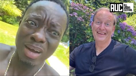 michael blackson has a real get out moment with yt man youtube