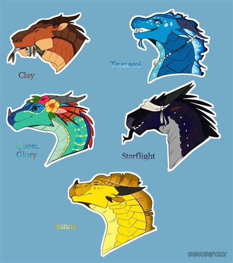 The Dragonets Of Destiny By Shinobiifoxx On Deviantart In 2021 Wings