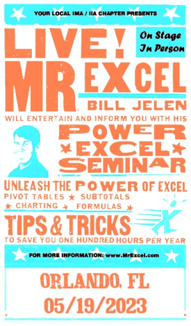 Excel Speaker Have MrExcel Speak At Your Central Florida Event Or