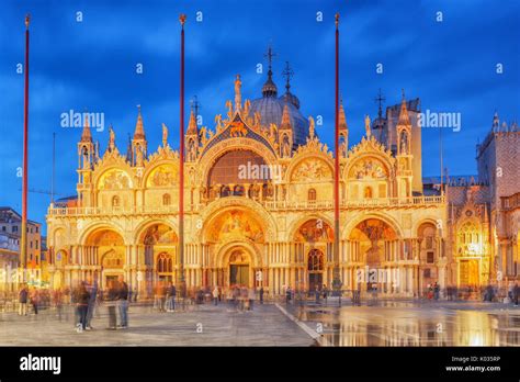 Square Of The Holy Mark Piazza San Marco And St Mark S Cathedral Basilica Di San Marco At