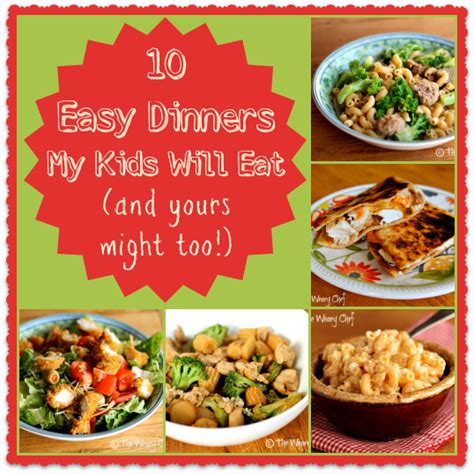 I've collected and listed only the most popular and tried christmas dinner ideas, and i am more than happy to share them with you in the spirit of the holiday. Ten Kid Friendly Dinners My Boys Will Eat (and your kids ...