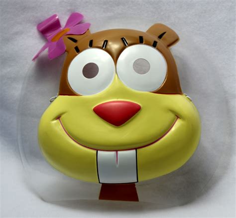 Sandy Cheeks Halloween Mask Sponge Bob Square Pants Nickelodeon Cartoon