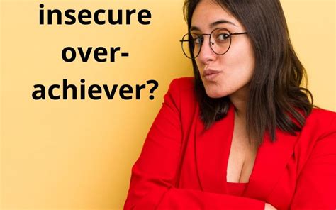 Are You An Insecure Over Achiever Marlene Cameron Coaching