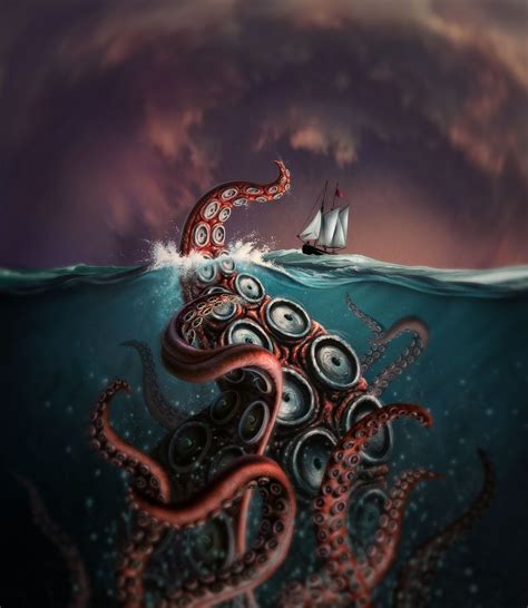 Kraken By Jerry Lofaro Kraken Art Art Kraken