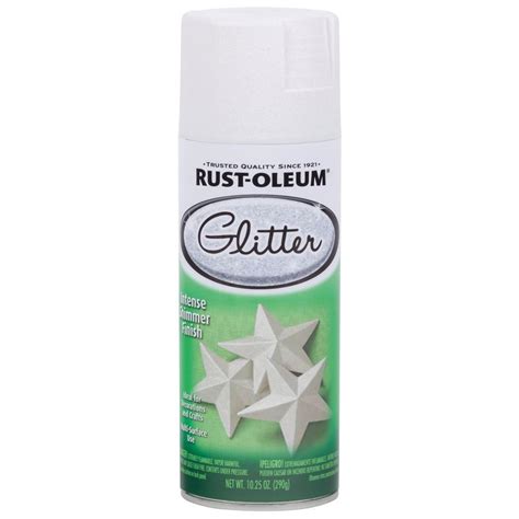 Rust Oleum Specialty 1025 Oz Pearl White Glitter Spray Paint 299426