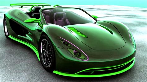 Green Car Wallpaperland Vehiclevehiclecarsupercarsports Car
