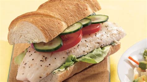 Baked Fish Sandwiches Recipe From