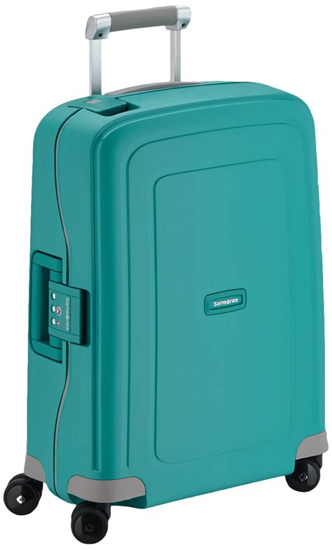 Buy Samsonite S Cure Spinner S Hand Luggage 55 Cm 34 Litre Aqua Blue Online At Desertcart Uae
