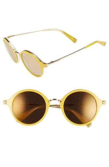Loewe 54mm Round Retro Sunglasses Nordstrom Retro Sunglasses
