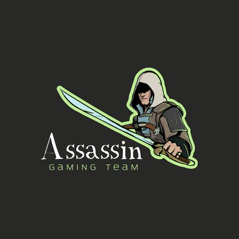 Assassin Gaming Logo Turbologo Logo Maker