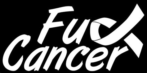 F Ck Cancer Decal Ribbon Jdm Decal For Car Windows Outdoors Phone Computer Ebay