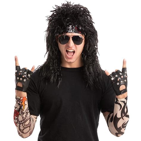 Rocker Wig Set Role Play Cosplay Kit Adult Spooktacular Creations