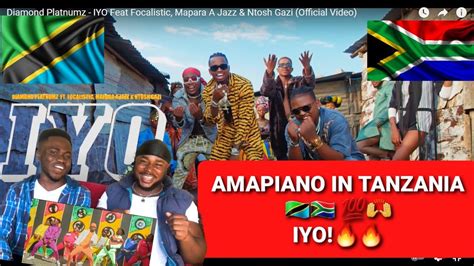 Reaction To Diamond Platnumz Iyo Feat Focalistic Mapara A Jazz