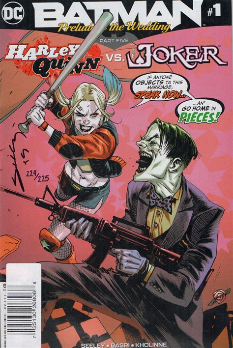 Batman Prelude To The Wedding Harley Quinn Vs Joker 1 с автографом