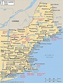 new england map usa | United States: New England | Travel | Bangor ...