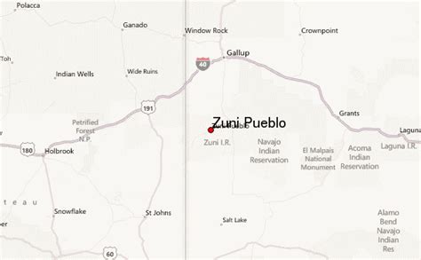 Zuni Pueblo Location Guide