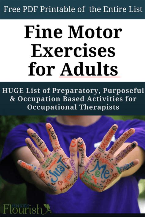 Fine Motor Skills The Ultimate Ot List Ot Flourish Therapy