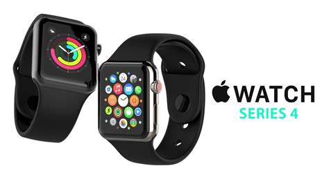 Apple Watch Series 4 Conceptvideo Toont Schitterend Nieuw Display