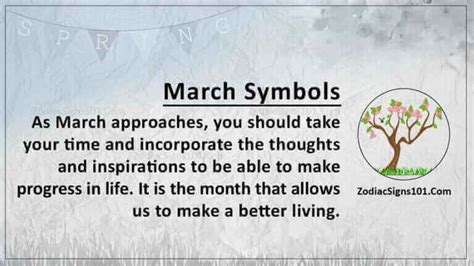 March Symbols The Month Of Roman God Mars Zodiacsigns101