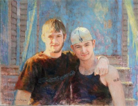 Custom Portrait Oil Painting Two People From Photo By Mariawaye