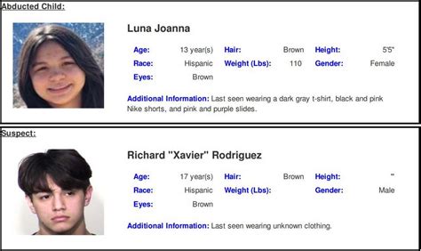 Joanna Luna Has Been Missing For 2 Months Amber Alert Update