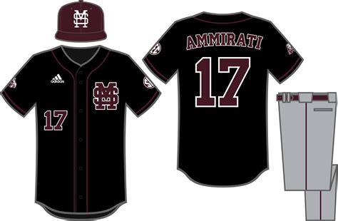 Mississippi State Baseball Uniform History Hail State Unis