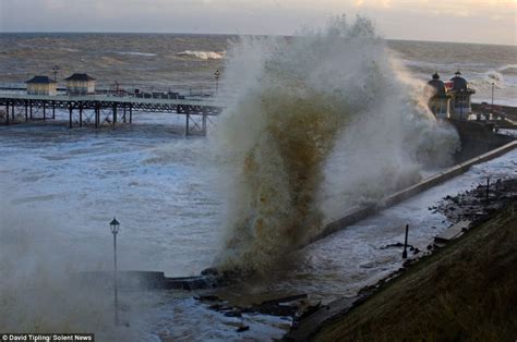 Coastal Towns Swamped Across Britain After Worst Tidal Surge For 60 Years Sparks Evacuation Of