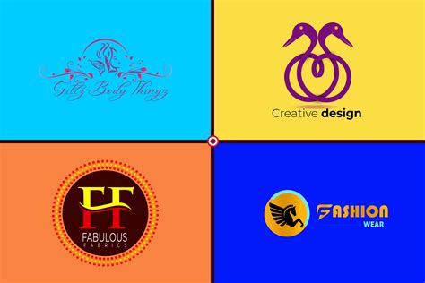 I Will Do Creative Flat Minimalist Modern Business Logo