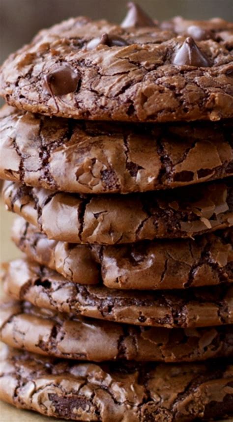 Fudgy Brownie Cookies Recipe Fudgy Brownies Cookie Crisp Brownie