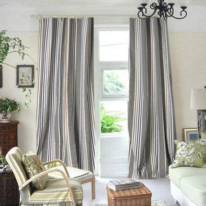 Polyester spot clean imported sold as a single panel 52l, 82h 52l, 96h nursery decor ideas picture nursery with striped curtains in white and light grey vertical stripes make windows appear taller while horizontal stripes draw the eye around the room. Classic Blackout Modern Gray striped curtains | Curtains ...