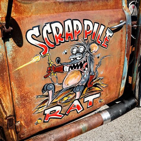 Rat Rod Cars Rat Rods Truck Hand Painted Logo Painted Signs Ed Roth