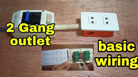 How To Wire 2 Gang Outlet Youtube