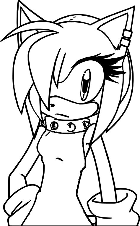 Amy Rose Action Coloring Page Wecoloringpage The Best Porn Website