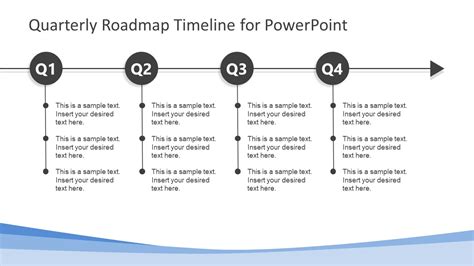 Simple Quarterly Roadmap Timeline For Powerpoint Slidemodel Vrogue
