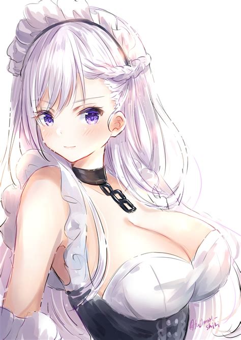 Fujimori Shiki Belfast Azur Lane Azur Lane Silver Hair Absurdres Highres 1girl