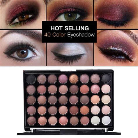 cosmetic matte eyeshadow cream eye shadow makeup palette shimmer set 40 color ca ebay