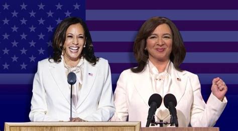 How Snl Recreated Kamala Harris Victory Speech Look For Maya Rudolph In No Time Fashion News