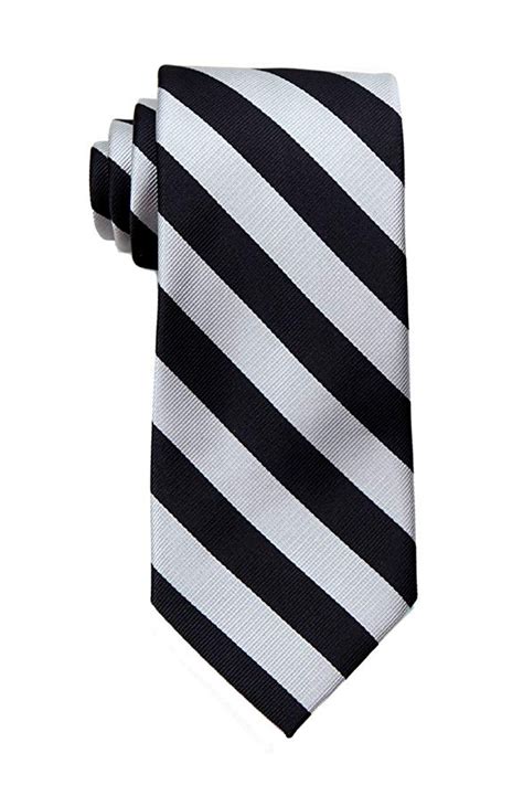 Jcs Adf 1 5 Mens College Repp Stripe Print Striped Necktie Ties At