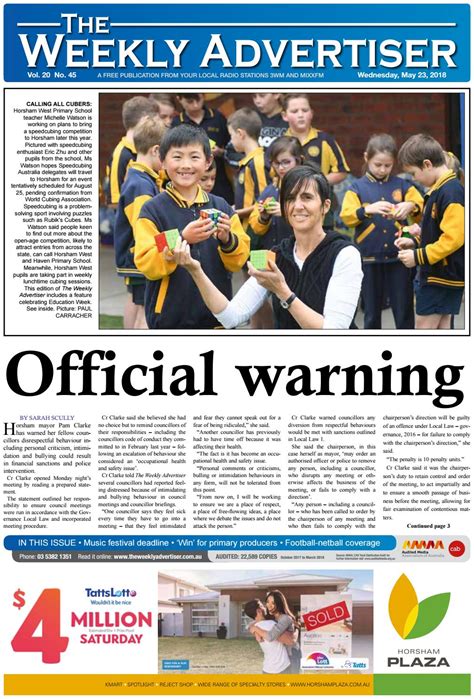 The Weekly Advertiser Wednesday May 23 2018 By The Weekly