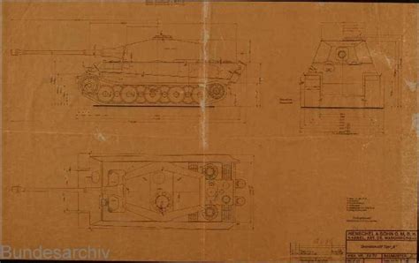 King Tiger Blueprints From Bundesarchiv 801x505 Rwwiitanks
