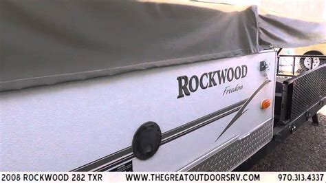 Rockwood 282txr Popup Toy Hauler Camper Wow Blog