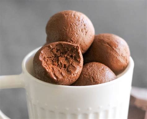 50 Calorie Vegan Chocolate Fudge Truffles Recipe Low Fat High Protein