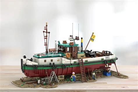 Bobs Old Tugboat In 2023 Tug Boats Micro Lego Lego Ship