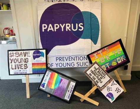 Papyrus With Pride Papyrus Uk Suicide Prevention Charity