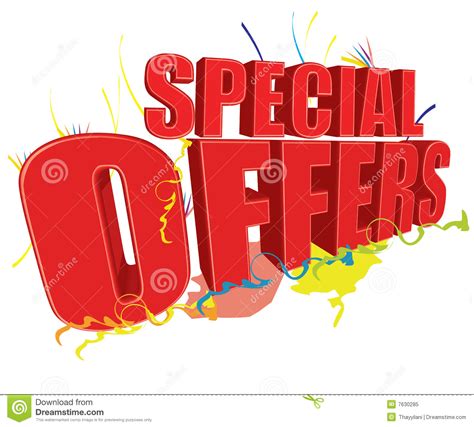 Special Offers 3D Royalty Free Stock Photo - Image: 7630285