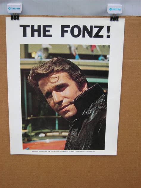 Small Vtg 1970s The Fonz Movie Poster Happy Days Fonzie Etsy The