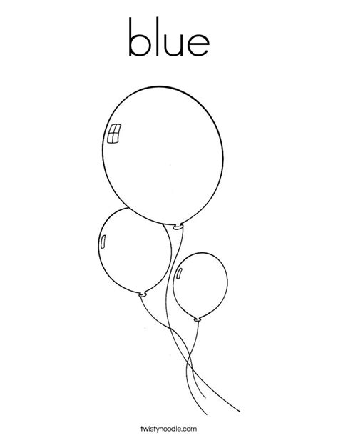 Word Blue Coloring Page Coloring Pages